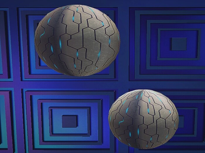 Second Life Marketplace SYFY Floating Orb Silver Blue